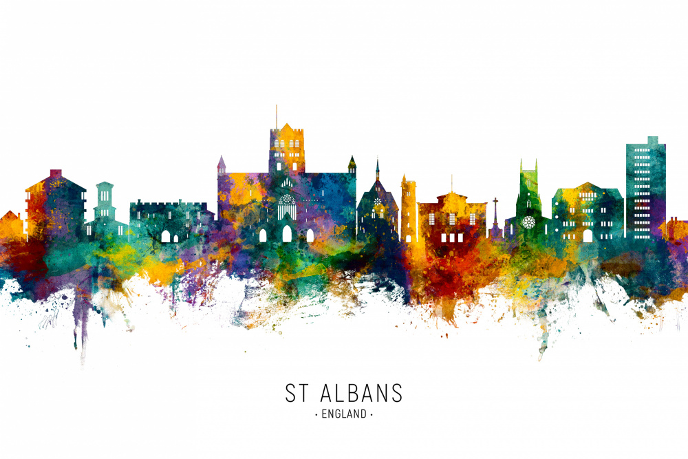 Skyline von St. Albans,England from Michael Tompsett