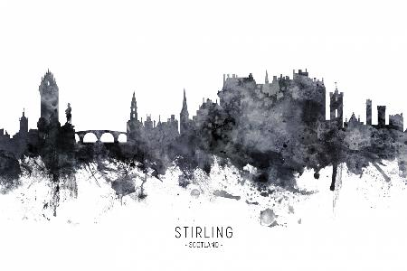 Skyline von Stirling,Schottland