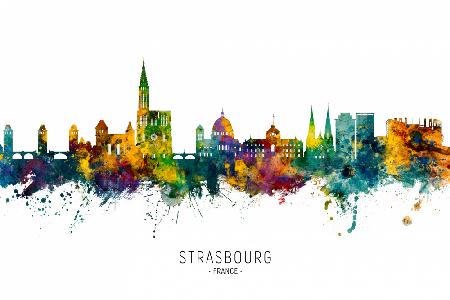 Skyline von Straßburg,Frankreich