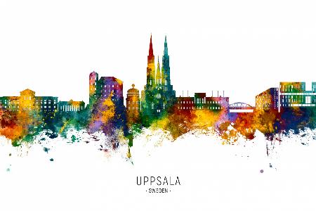 Skyline von Uppsala Schweden
