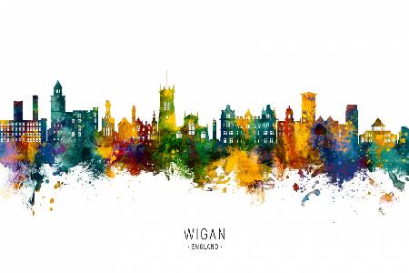 Skyline von Wigan,England