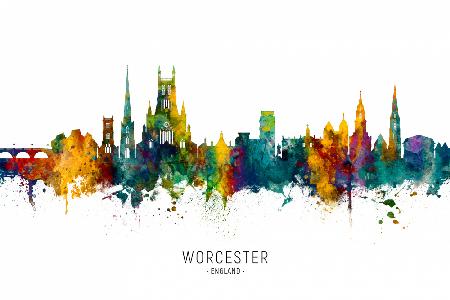 Skyline von Worcester,England