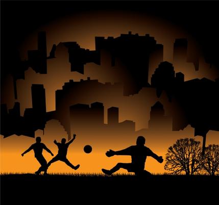 Football Silhouette from Michael Travers