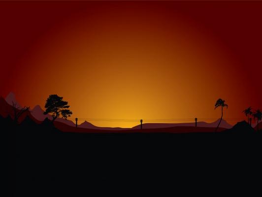 sunset desert from Michael Travers