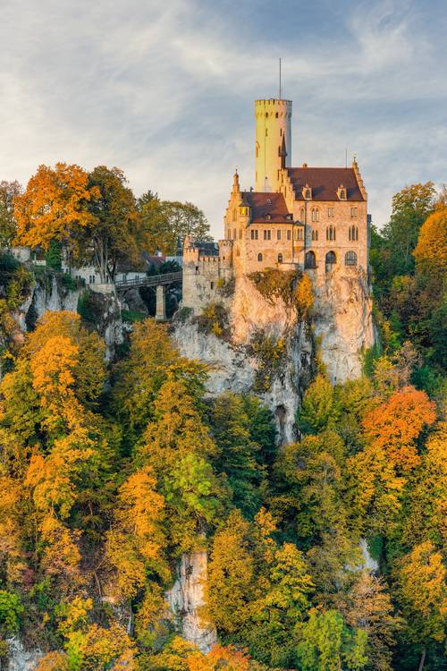 Schloss Lichtenstein im Herbst from Michael Valjak