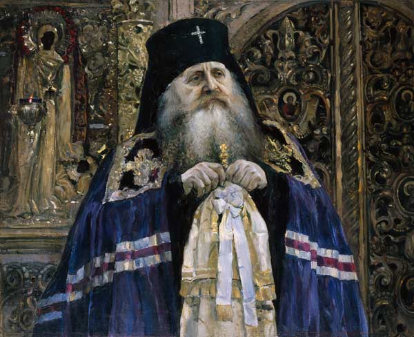 Portrait of Metropolitan Antony of Kiev and Galicia (1863-1936) from Michail Wassiljew. Nesterow
