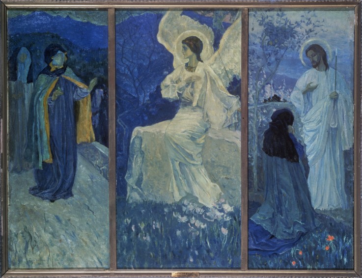 The Resurrection (Triptych) from Michail Wassiljew. Nesterow