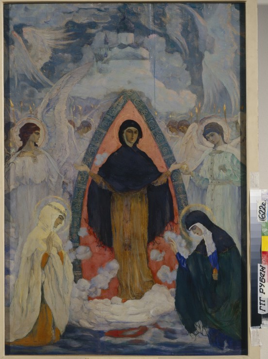 The Protection of the Mother of God (Pokrov) from Michail Wassiljew. Nesterow