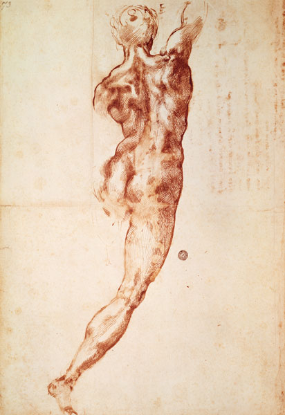 Rï¿½ckenakt from Michelangelo (Buonarroti)