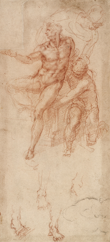 Figure Studies from Michelangelo (Buonarroti)
