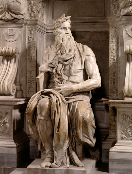 Moses from Michelangelo (Buonarroti)