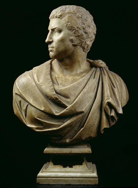 Bust of Brutus (85-42 BC) from Michelangelo (Buonarroti)
