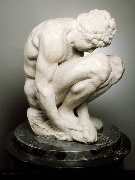 Crouching Boy from Michelangelo (Buonarroti)