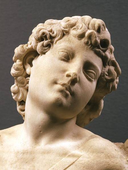 Head of the 'Manhattan' Cupid from Michelangelo (Buonarroti)