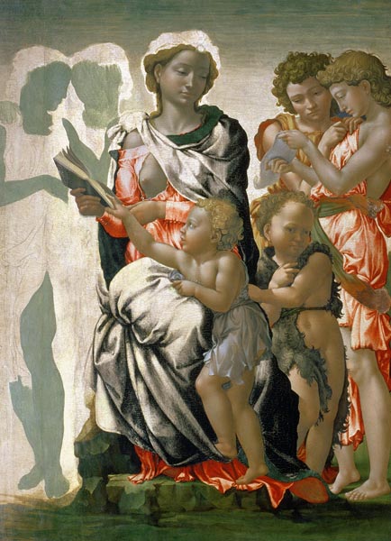 Madonna and Child with St. John, c.1495 from Michelangelo (Buonarroti)