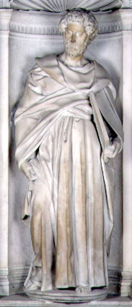 St. Peter, from the Piccolomini altar from Michelangelo (Buonarroti)