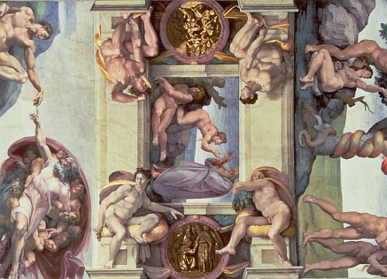 Sistine Chapel Ceiling (1508-12): The Creation of Eve from Michelangelo (Buonarroti)