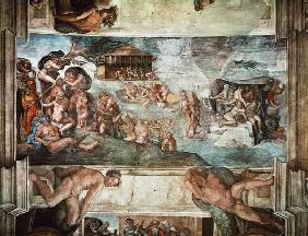 Sistine Chapel Ceiling: The Flood
