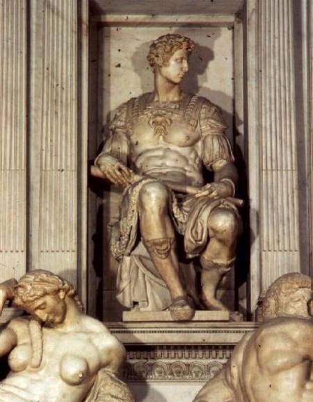 Tomb of Giuliano de' Medici  (detail) from Michelangelo (Buonarroti)