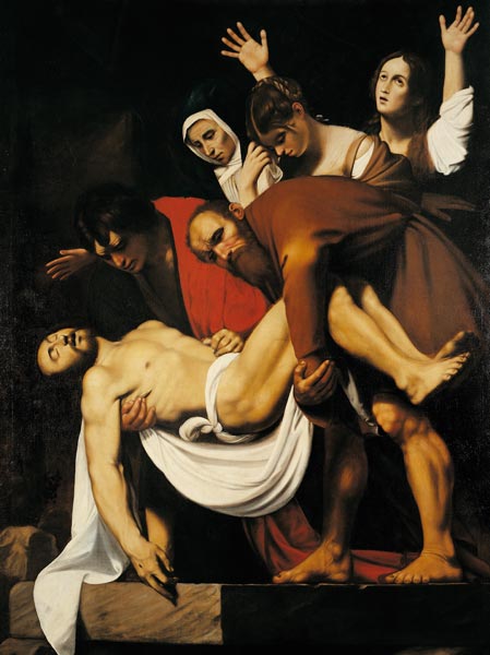 Caravaggio Copy /Entombment of Christ from Michelangelo Caravaggio