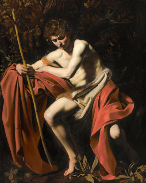 Johannes der Täufer from Michelangelo Caravaggio