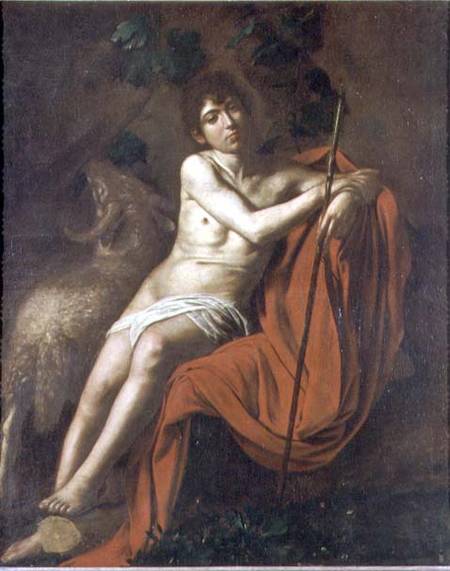 St. John the Baptist in the Wilderness from Michelangelo Caravaggio
