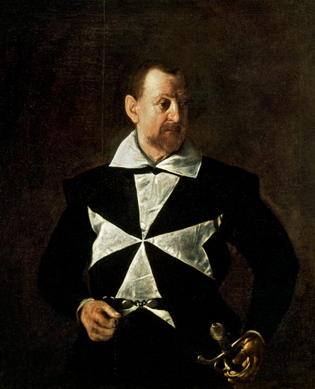 Portrait des Alof de Wignacourts from Michelangelo Caravaggio