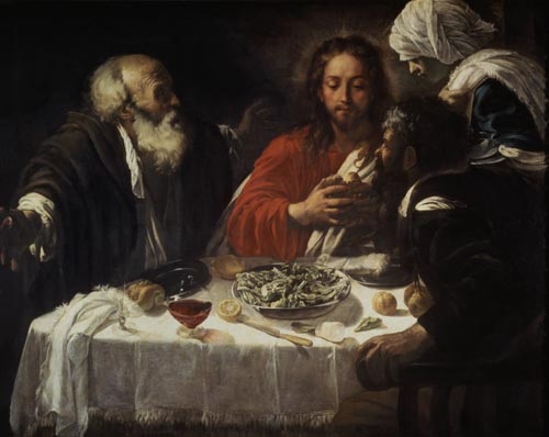 Das Mahl in Emmaus from Michelangelo Caravaggio