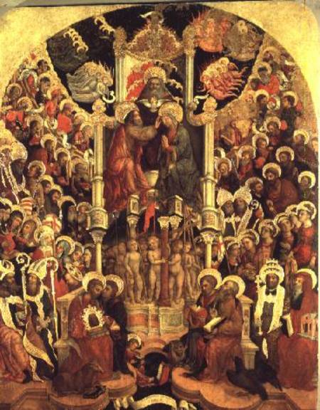Coronation of the Virgin from Michele Giambono