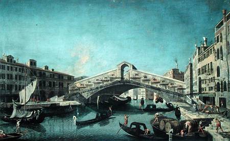 The Rialto Bridge, Venice from Michele Marieschi