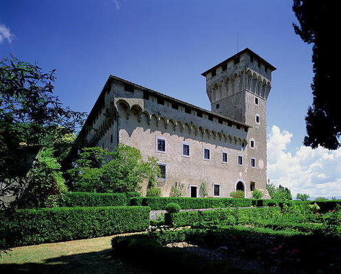 Villa il Trebbio, S. Piero a Sieve, begun 1451 (photograph) from Michelozzo  di Bartolommeo