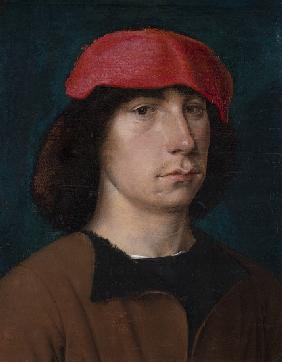 A Young Man in a Red Cap