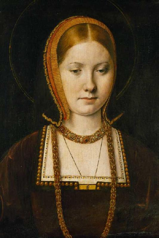 Mary Rose Tudor (1496-1533), Schwester Heinrichs VIII from Michiel Sittow