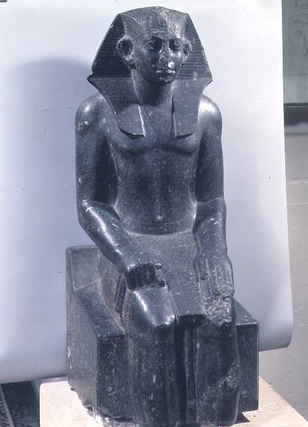 Statue of Sesostris III (1887-49 BC) as a young man from Middle Kingdom Egyptian