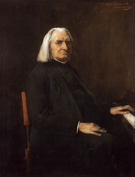 Bildnis Franz Liszt. from Mihály Munkácsy