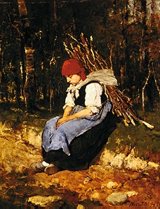 Die Reisigträgerin from Mihály Munkácsy