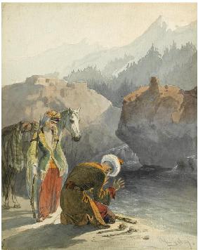 The prayer (From the Series Scènes du Caucase)