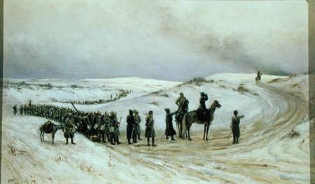 Bulgaria, a scene from the Russo-Turkish War of 1877-78 from Mikhail Malyshev