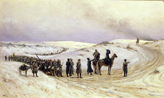 In Bulgarien. Szene aus dem russisch-türkischen Krieg 1877-1878 from Mikhail Malyshev