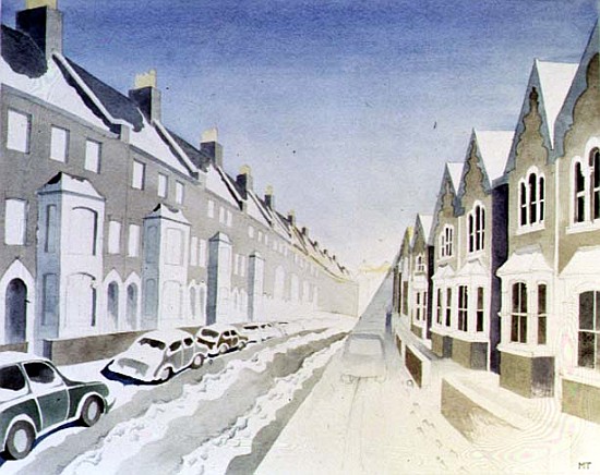 Quiet Snow, 1998 (w/c on paper)  from Miles  Thistlethwaite