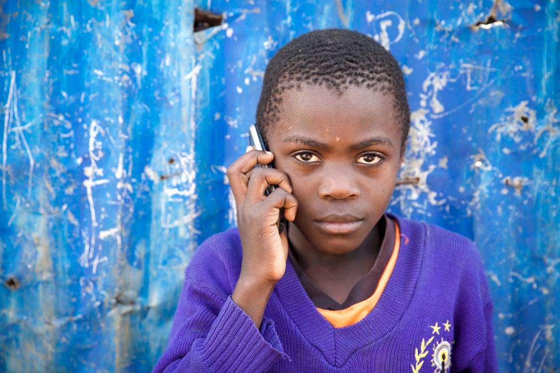 Junge Portrait Call in Nairobi, Kenia Kenya from Miro May