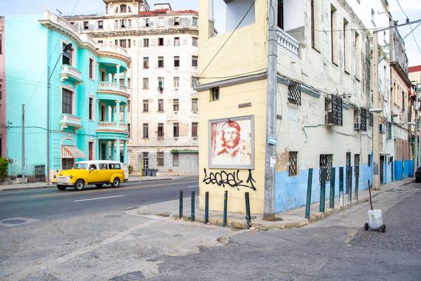 Oldtimer in Havana, Cuba. Street in Havanna, Kuba from Miro May