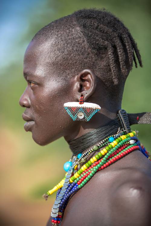 Porträt Mann aus dem Hamer Stamm in Omo Valley, Äthiopien, Afrika from Miro May