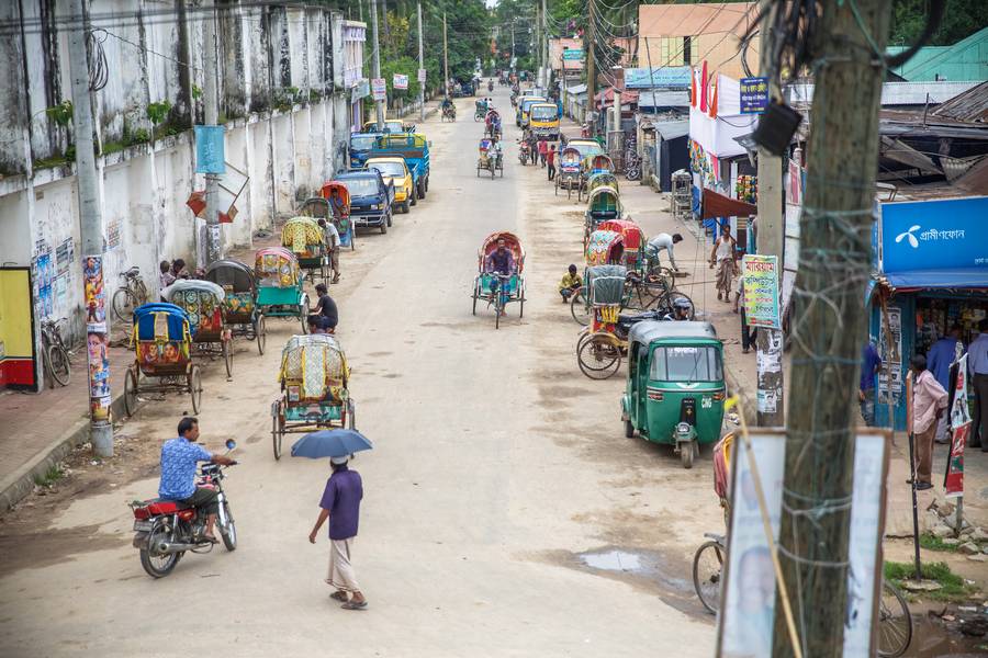 Street in Bangladesch, Asien from Miro May