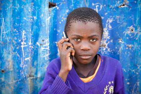 Junge Portrait Call in Nairobi, Kenia Kenya