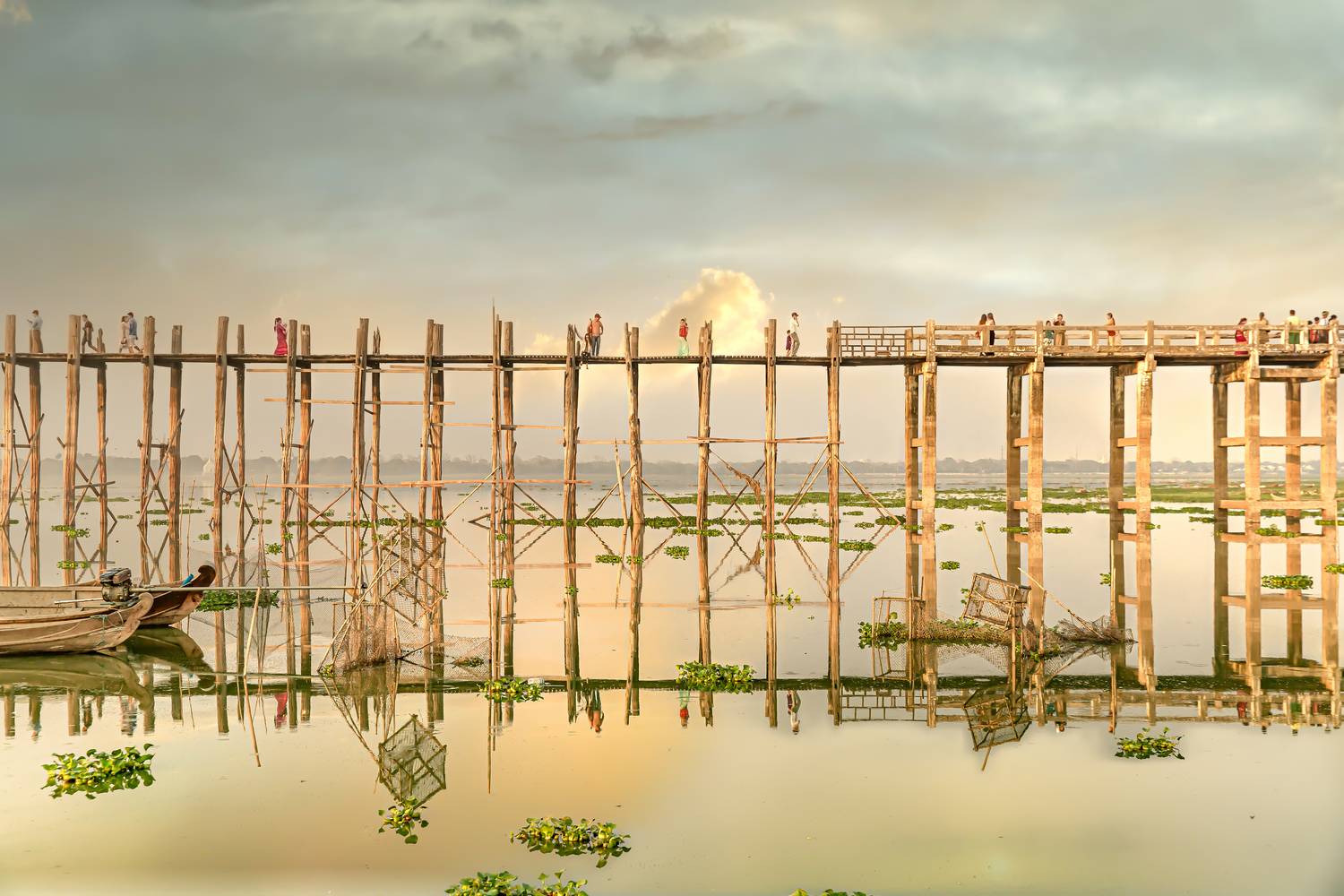 U Bein Bridge in Mandalay from Miro May