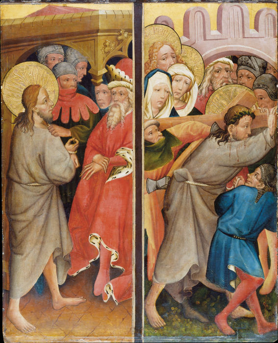 Christus vor Pilatus und Kreuztragung from Mittelrheinischer Meister um 1420