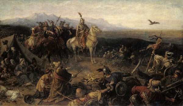 Landnahme Die Magyaren erreichen um das Jahr 900 ihr heutiges Siedlungsgebiet from Mór Than