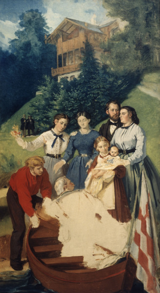 Künstler mit seiner Familie from Moritz von Schwind