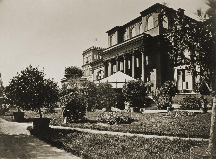 The Paskevich Residence in Gomel from Mose Bianchi
